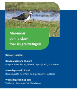 Mei-inoar oan 'e slach foar ús greidefûgels